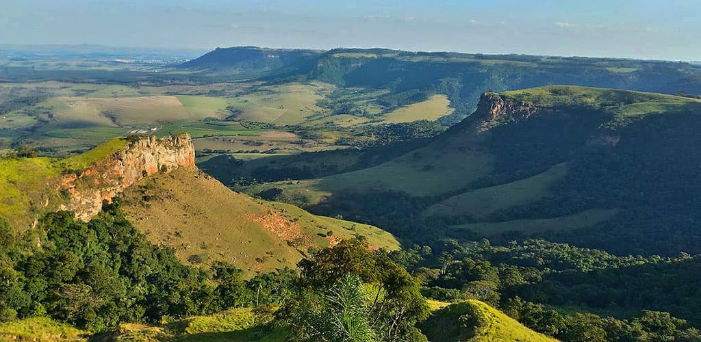 Imagem da praia de Natal vista do alto de uma Duna